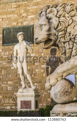 Michelangelo Statue Of David Location