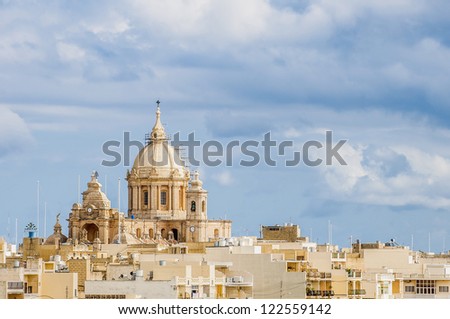 Saint Peter and Sant Paul Parish church in Nadur, on the maltese Island of Gozo.