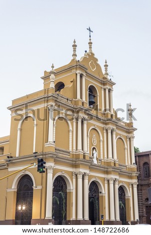 Saint Francis church and convent in San Miguel de Tucuman, Tucuman province, northern Argentina.