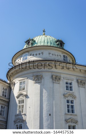 The Imperial Palace (Hofburg), the former Habsburg palace in Innsbruck, Austria.