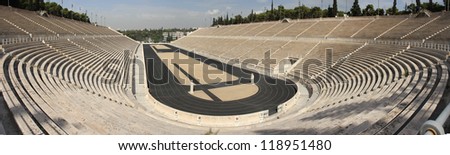 The Panathenaic Stadium is an athletic stadium in Athens that hosted the first modern Olympic Games in 1896. Reconstructed from the remains of an ancient Greek stadium, one of the oldest in the world.