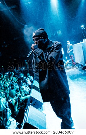 MOSCOW - 18 SEPTEMBER, 2014 : Earl Simmons aka DMX performing live at Glavclub  in Russia