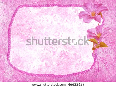  styled wedding frame with floral deocration background for your text