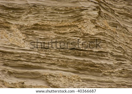layers of earth. the cliff, layers of earth