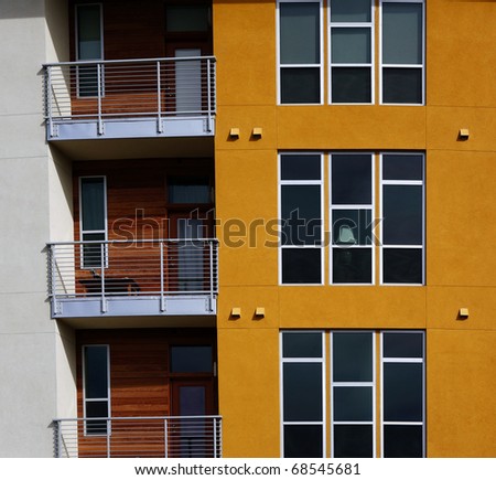 Luxury apartment (condo) building -detail