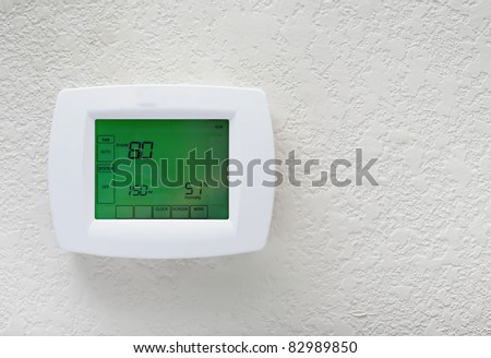 Modern efficient programming thermostat-energy save solution