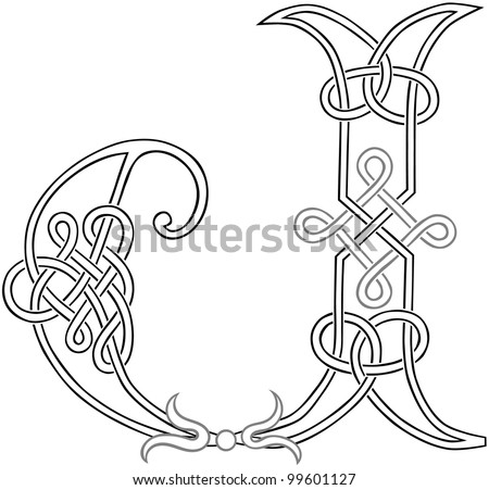 Celtic Letter J