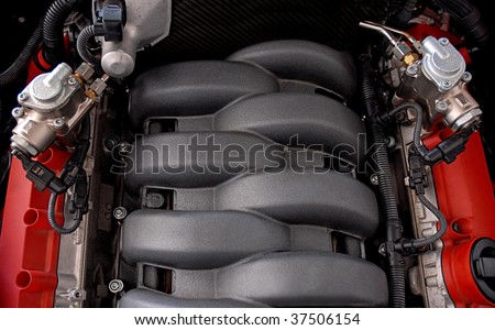 Turbo engine of a car