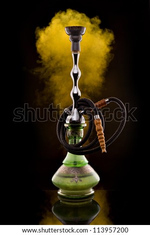 Colored Hookah Smoke