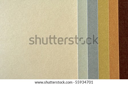 Color paper samples in various colors as background with room for text