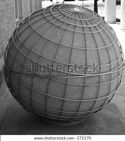 Stone and Wire Sphere
