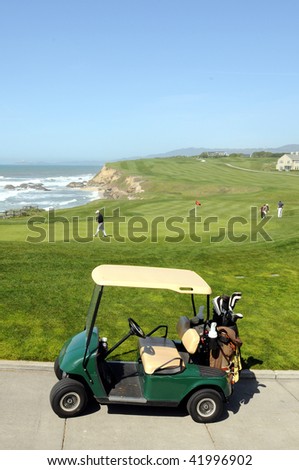 Golf course and golf car