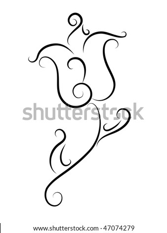 stock vector tattoo flower Save to a lightbox Please Login