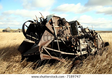 Old Threshing Machine