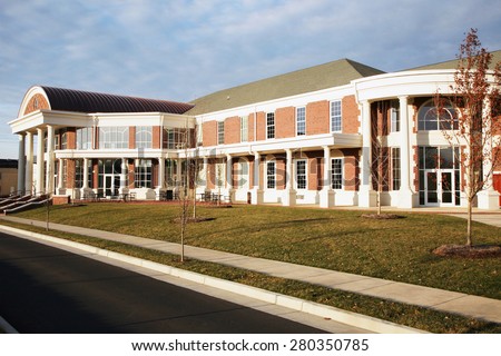CLEVELAND, TN-MAY, 2015:  New academic building on the campus of Lee University, a Christ centered liberal arts university in middle Tennessee.