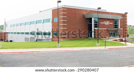 FLINT, MICHIGAN-JUNE, 2015:  Academic building at Kettering University.  Kettering is one of the preeminent engineering schools in the United States.