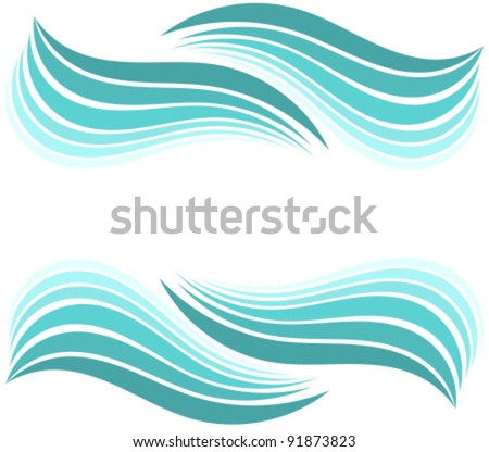 Water Waves Border