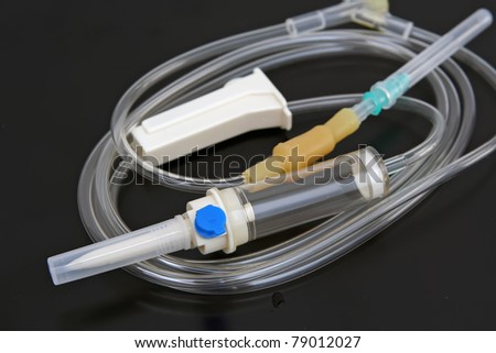 Plastic infusion set. Disposable infusion set.