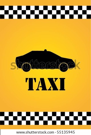 stock vector Abstract taxi