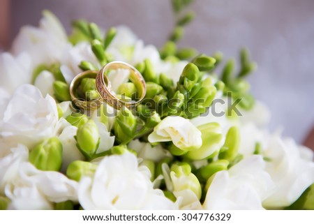 Portrait of beautiful flowers. Wedding.