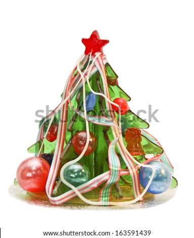 sugar candy fir christmas tree hand maid