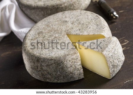 Table with a soft cheese - Fiore Sicano - Sicily - Italy