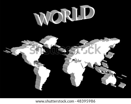 world map vector graphic. world map vector graphic.