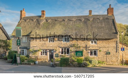 An old typical English country pub