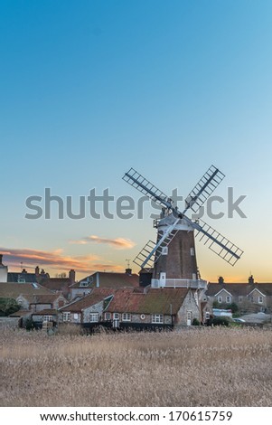 Cley next the sea windmill in norfolk