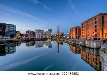 Albert Dock complex in Liverpool