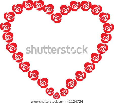 clipart hearts and roses. clip art hearts roses
