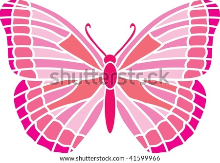 Pink Butterfly Clipart