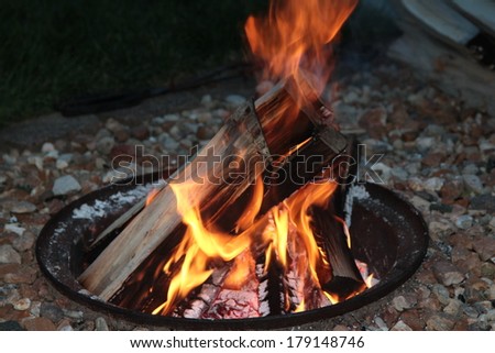 backyard fire pit