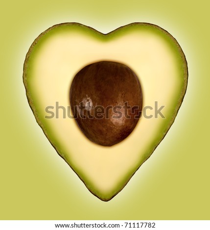 avocado heart
