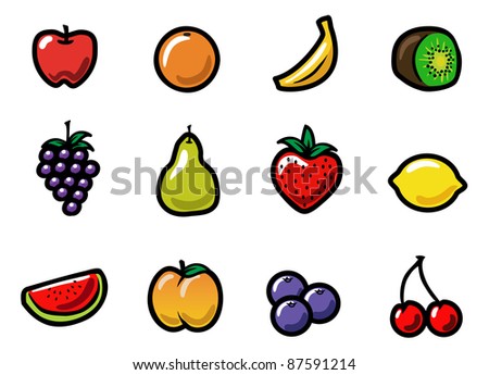 Cute Cartoon Fruit