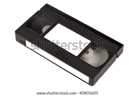 VHS video cassette with blank labels to add your own message. Clipping path included so all the tedious work has been done. Enjoy!