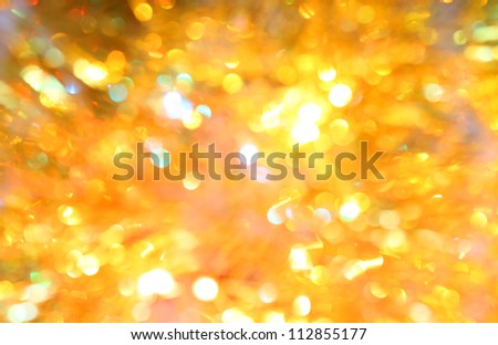 out-of -focus yellow and gold geometrical lights