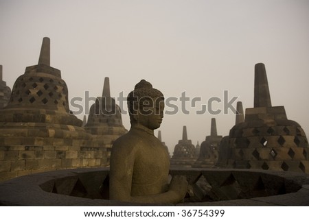 Meditation Buddha, Borobudur