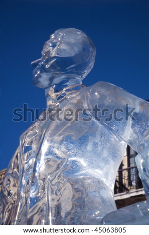 HARBIN - JANUARY 18: The annual outdoor ice carving exhibition January 18, 2010 in Harbin city, China.