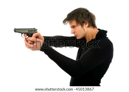 [Image: stock-photo-man-with-a-gun-isolated-back...013867.jpg]