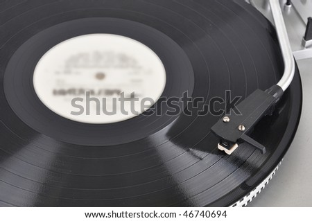 Picture of needle of record player for plates