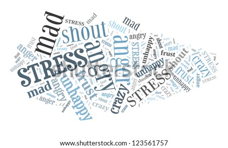 Stress in word collage