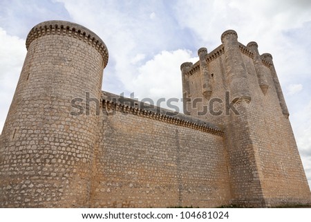 Castle Torrelobaton in Valladolid, Spain