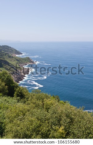 North coast of Spain on the Bay of Biscay