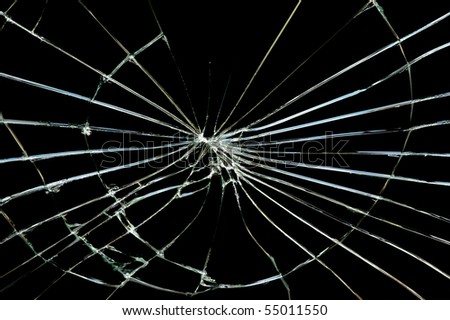 stock photo Broken glass