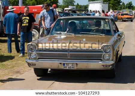 PAAREN IM GLIEN, GERMANY - MAY 26: Cars Plymouth Fury, 