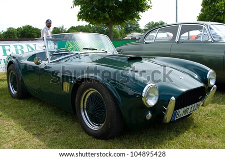 PAAREN IM GLIEN, GERMANY - MAY 26: English sports car AC Cobra MkII, \
