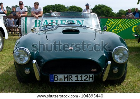 PAAREN IM GLIEN, GERMANY - MAY 26: English sports car AC Cobra MkII, \