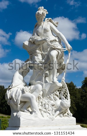 Antique marble sculpture park San Souci. Potsdam. Germany