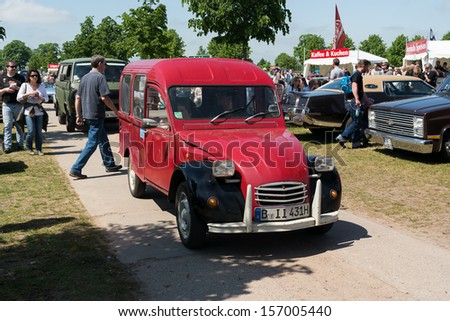 PAAREN IM GLIEN, GERMANY - MAY 19: Car Citroen 2CV Panel Van, \